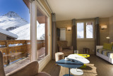 Val D'Isère Location Appartement Dans Résidence Luxe Valpaune Salon 2