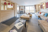 Val D'Isère Location Appartement Dans Résidence Luxe Valpaune Salon