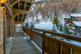 Val D'Isère Location Appartement Luxe Variscite Balcon