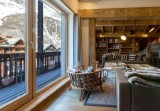 Val d’Isère Location Appartement Luxe Vatolis Séjour 4