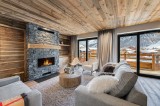 Val D’Isère Location Chalet Luxe Amazonite Salon 2