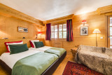 Val D'Isère Location Chalet Luxe Saboua Chambre