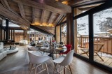 Val D’Isère Location Chalet Luxe Tapizaso Séjour