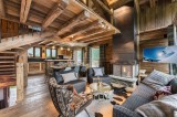 Val d’Isère Location Chalet Luxe Uralelite Séjour