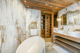 Val D'isère Location Chalet Luxe Valin Baignoire 