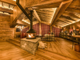 Val D'Isère Location Chalet Luxe Venturinu Cheminée 