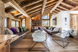 Val D'Isère Location Chalet Luxe Vonsounite Salon 