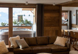 Val Thorens Location Appartement Luxe Onora Canapé
