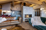 Val Thorens Location Chalet Luxe Salon 1