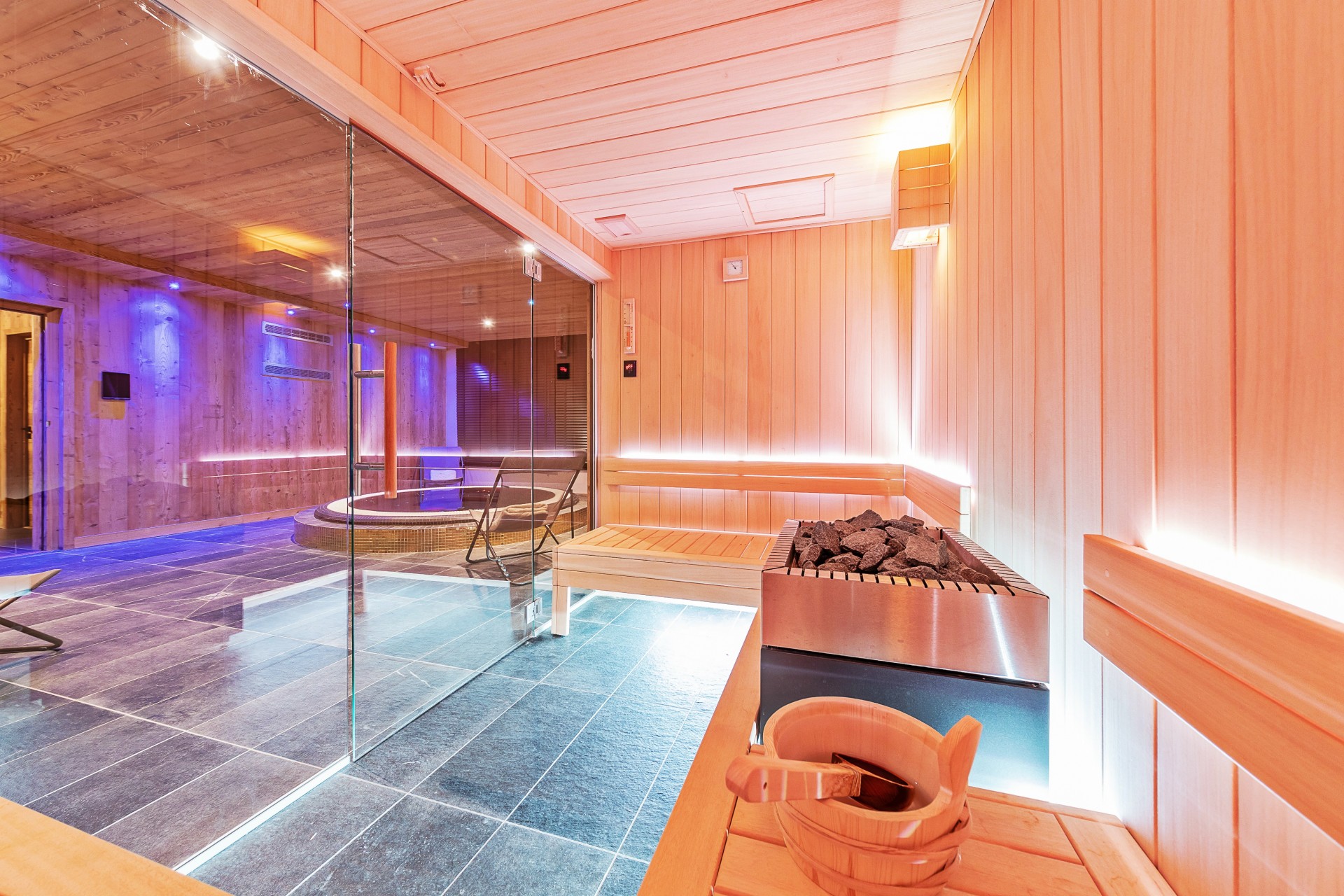 Val Thorens Location Chalet Luxe Olidan Sauna 2