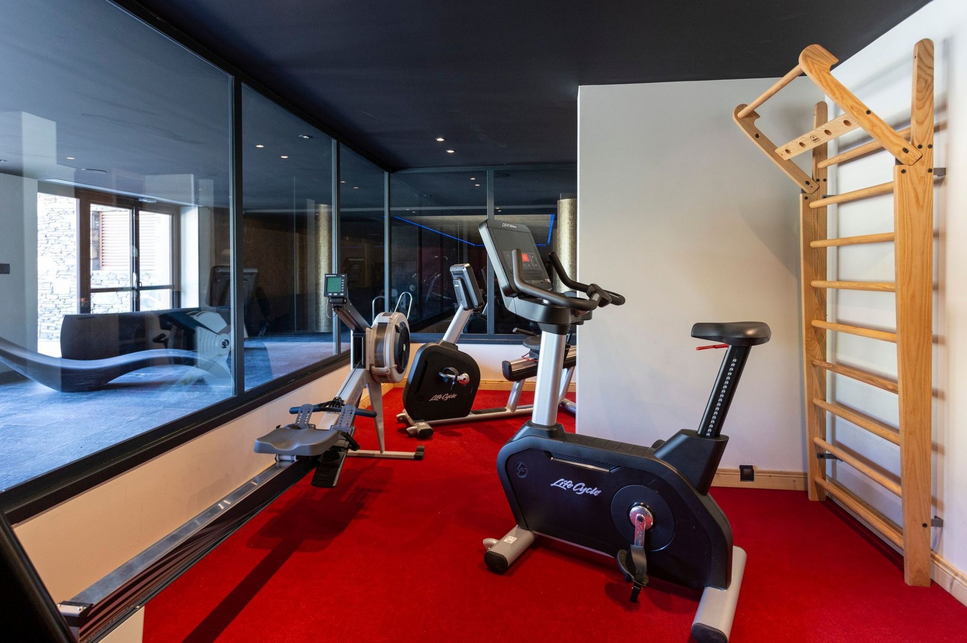Alpe D’Huez Luxury Rental Appartment Amarua Fitness Room