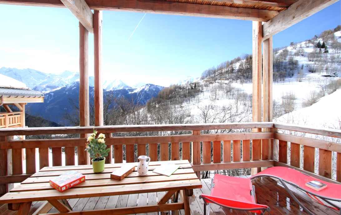 Alpe d'Huez Luxury Rental Chalet Abenekite View