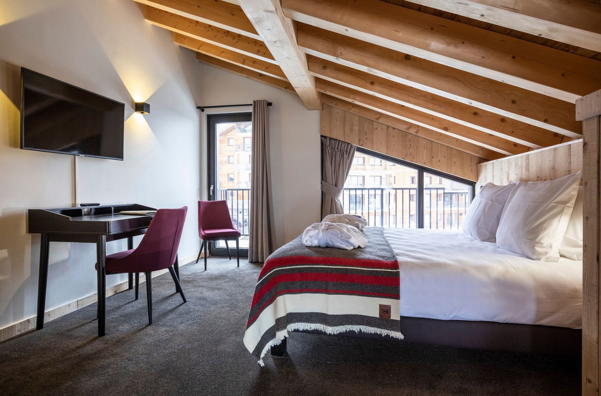 Alpe D'Huez Location Chalet Luxe Acenokite Chambre7