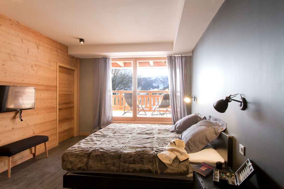 Alpe d'Huez Location Chalet Luxe Novableu Chambre 2