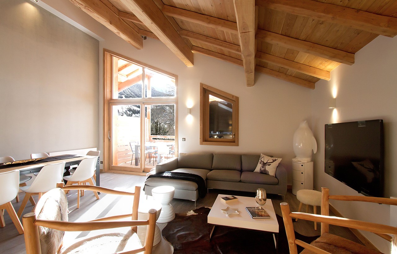 Alpe d'Huez Location Chalet Luxe Novagris Séjour