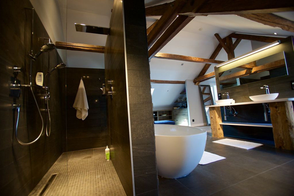 Annecy Location Villa Luxe Hemutite Salle De Bain 