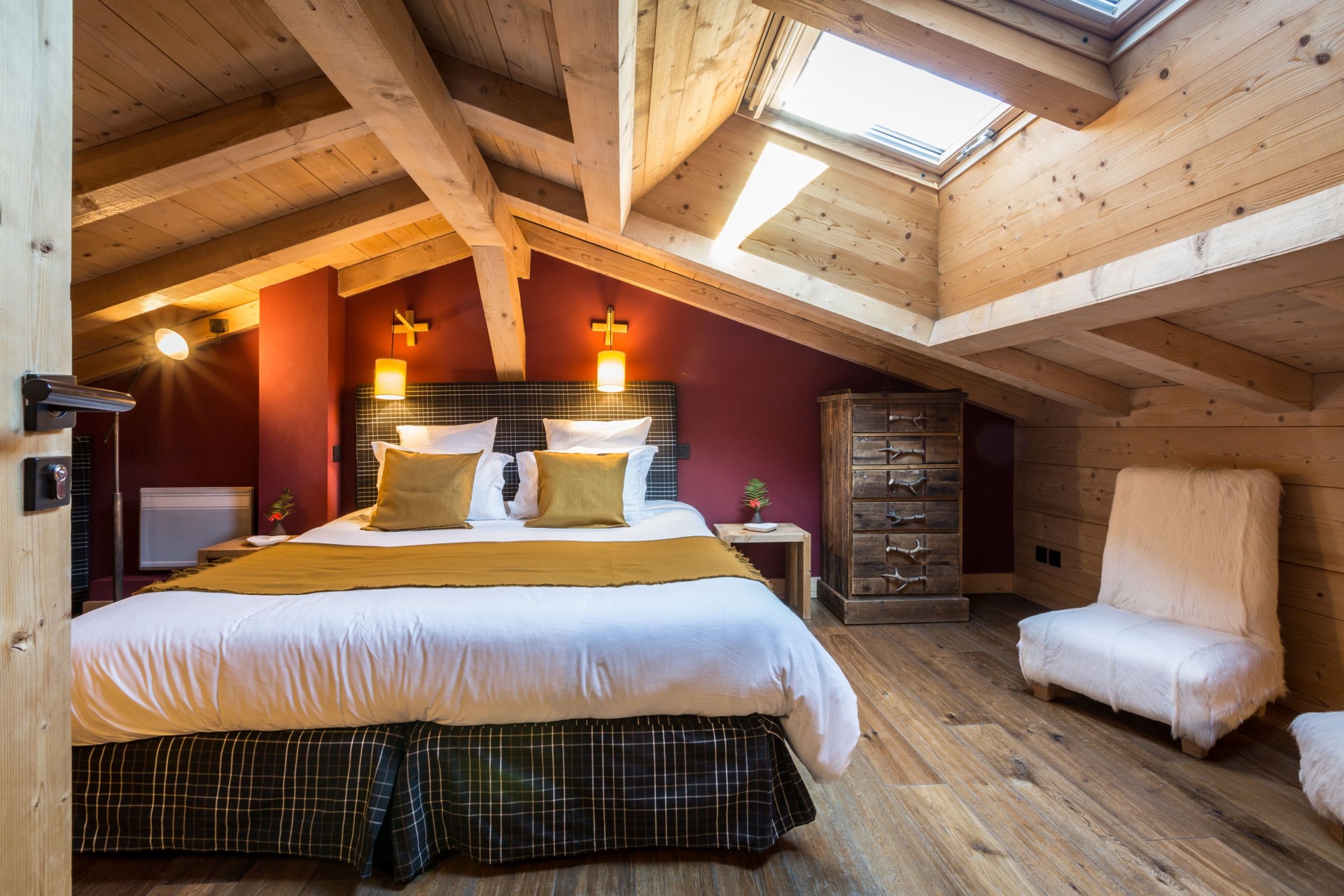 Argentière Location Chalet Luxe Calderite Chambre Master