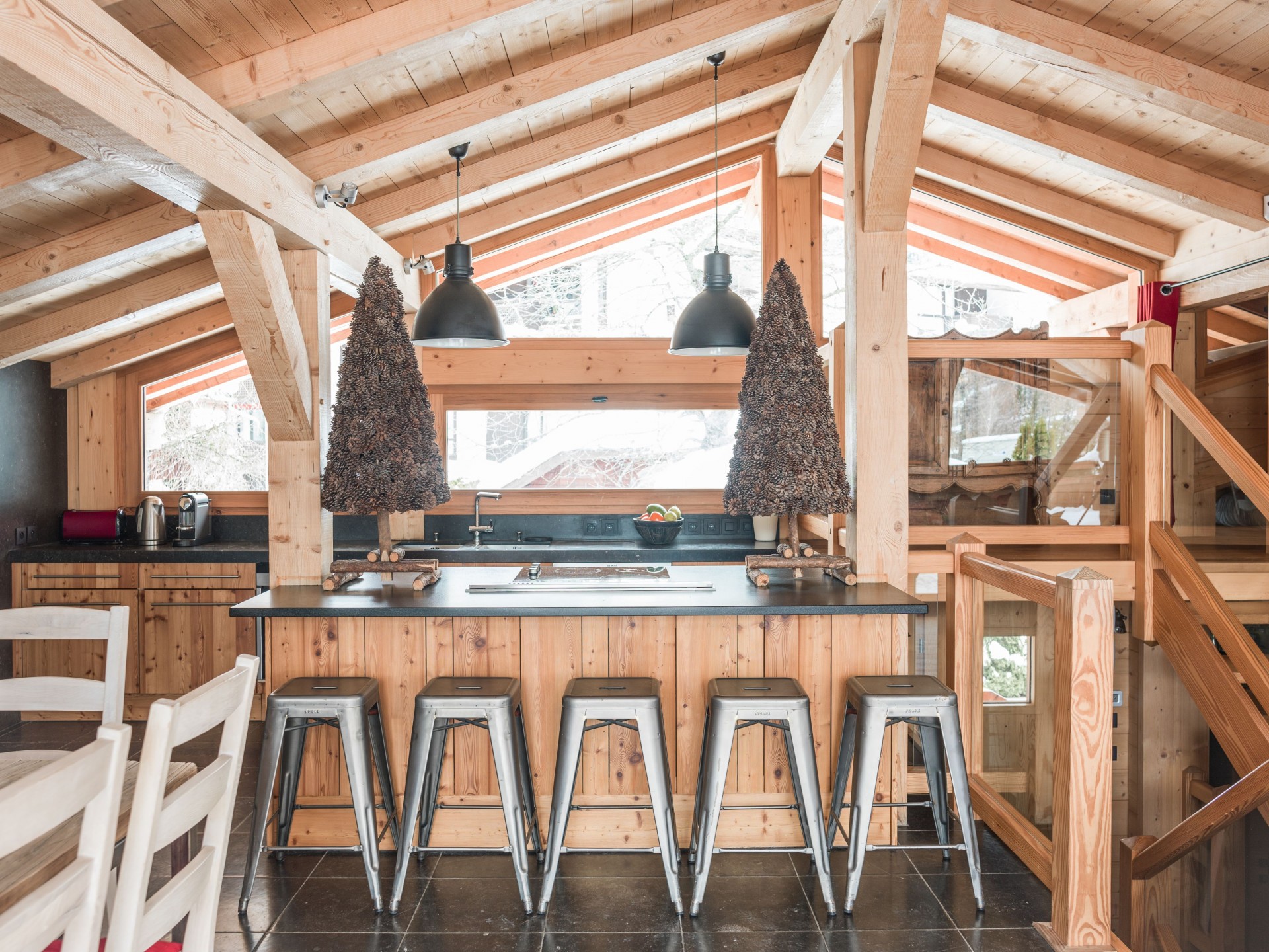 Argentière Location Chalet Luxe Calderite Cuisine