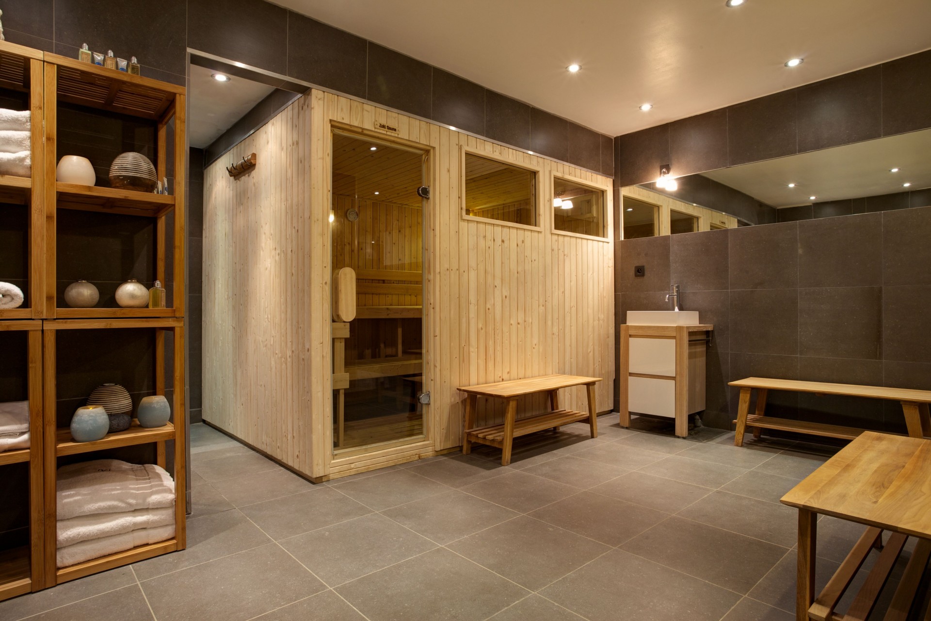 Argentière Location Chalet Luxe Calderite Sauna2