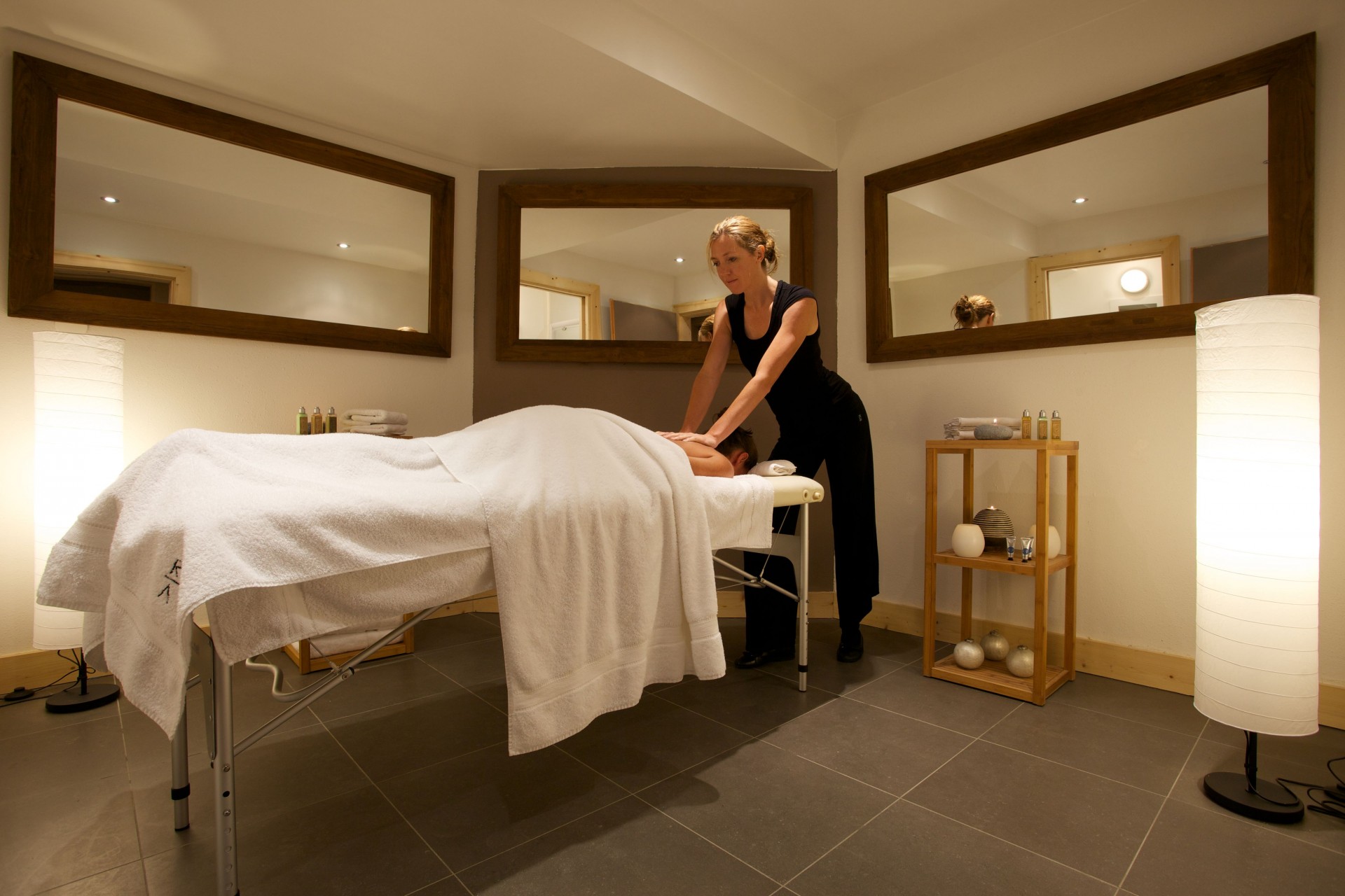 Argentière Location Chalet Luxe Calderite Service Massage