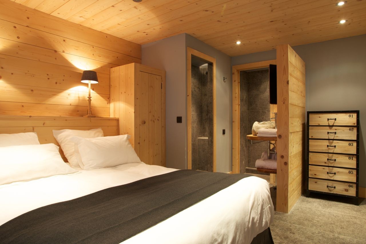 Argentière Location Chalet Luxe Callainite Chambre