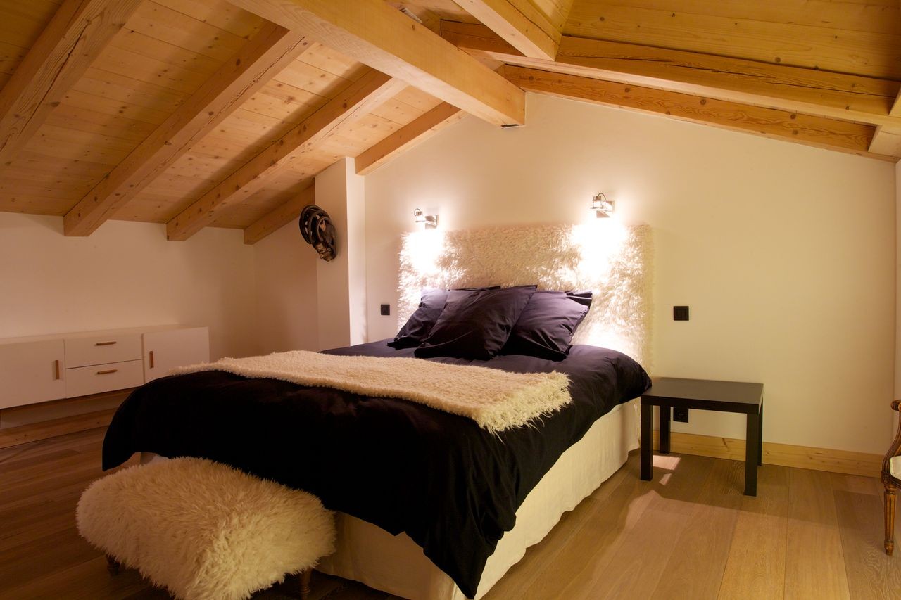 Argentière Location Chalet Luxe Cancrinite Chambre