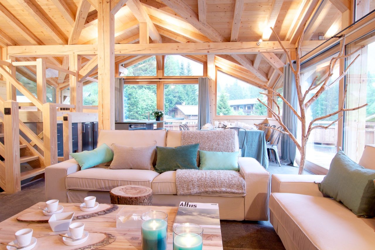 Chamonix Luxury Rental Chalet Cancrinite Living Area 2
