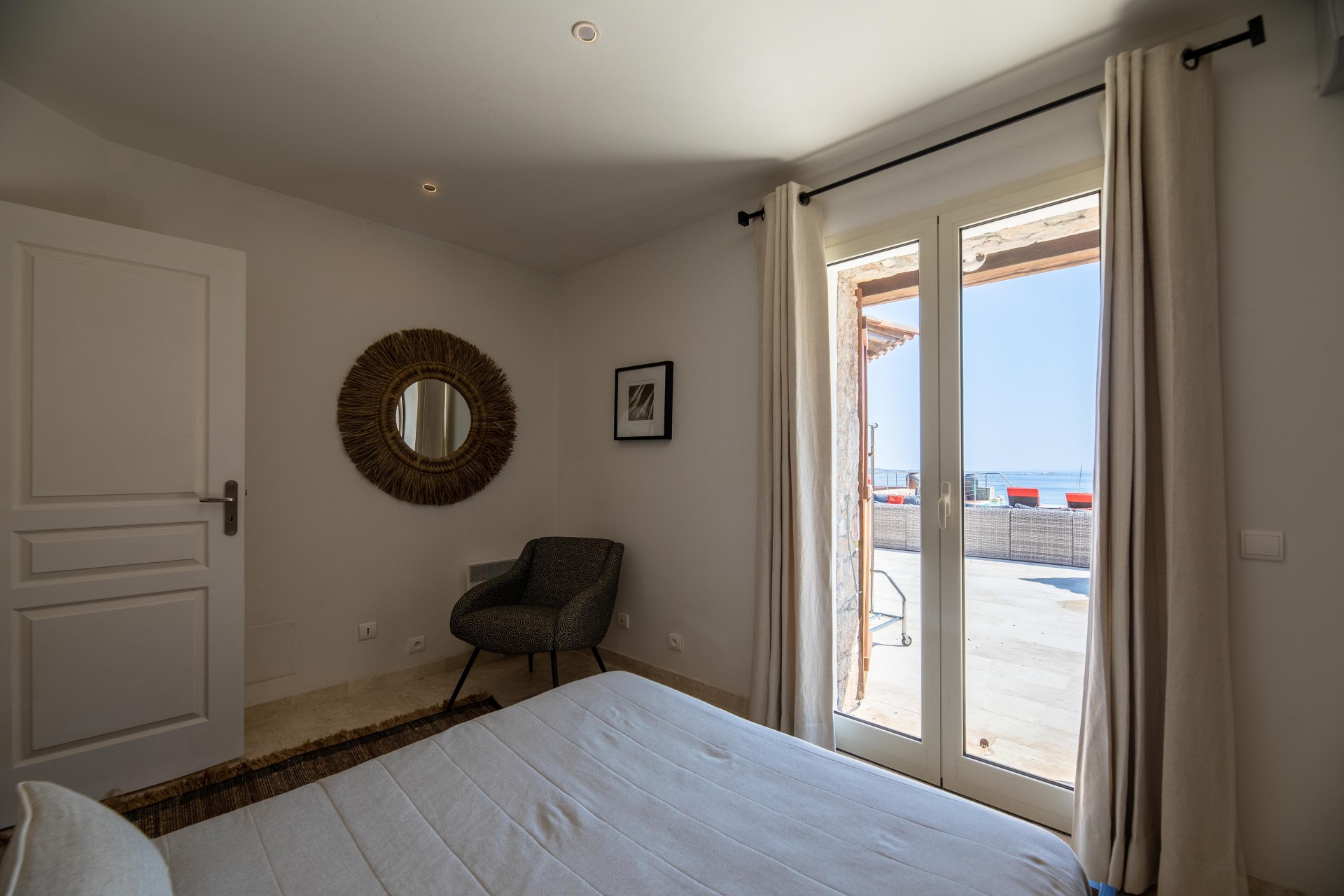 Bonifacio Location Villa Luxe Bugrane Chambre