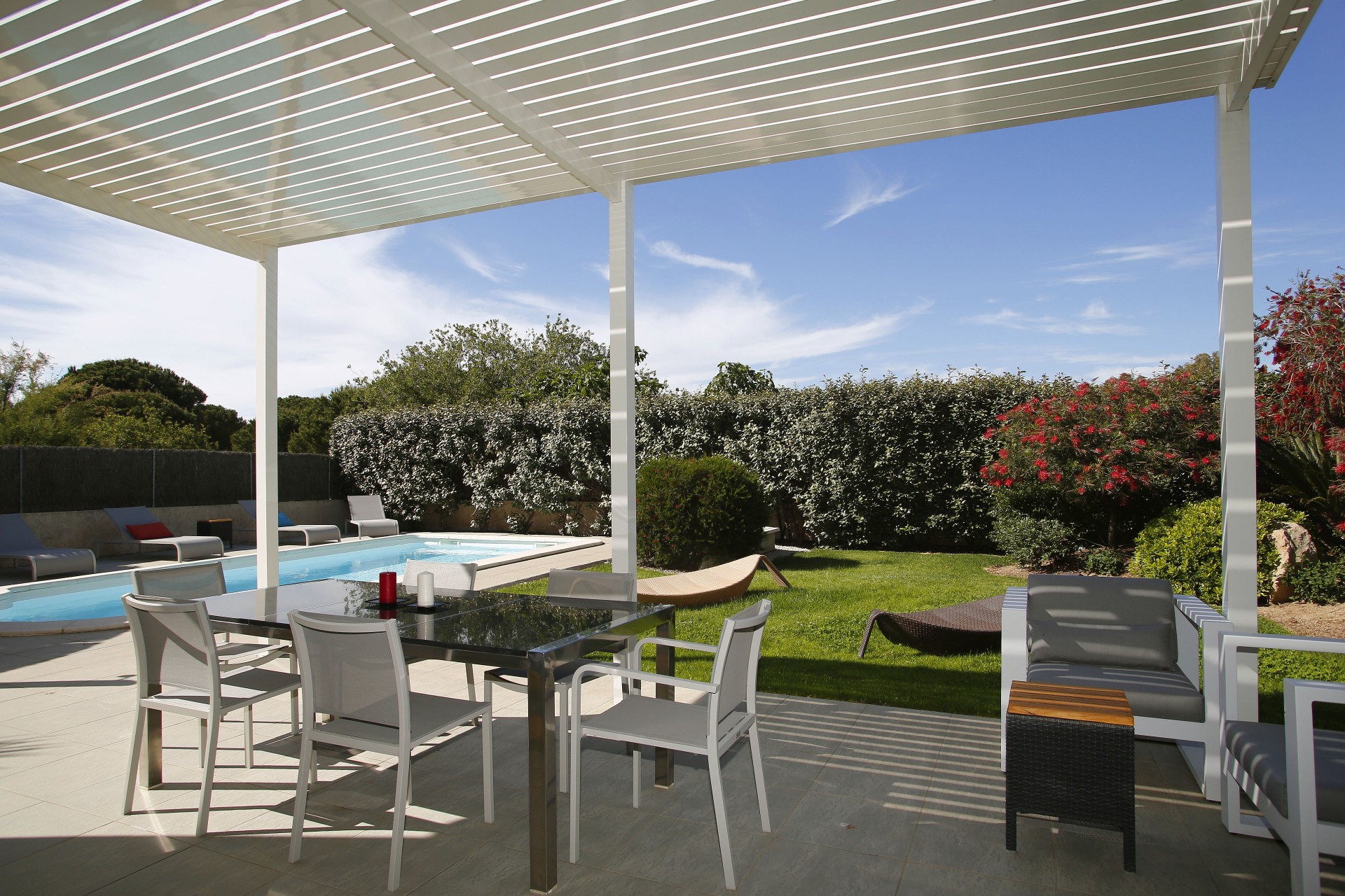 Calvi Location Villa Luxe Cubeche Terrasse