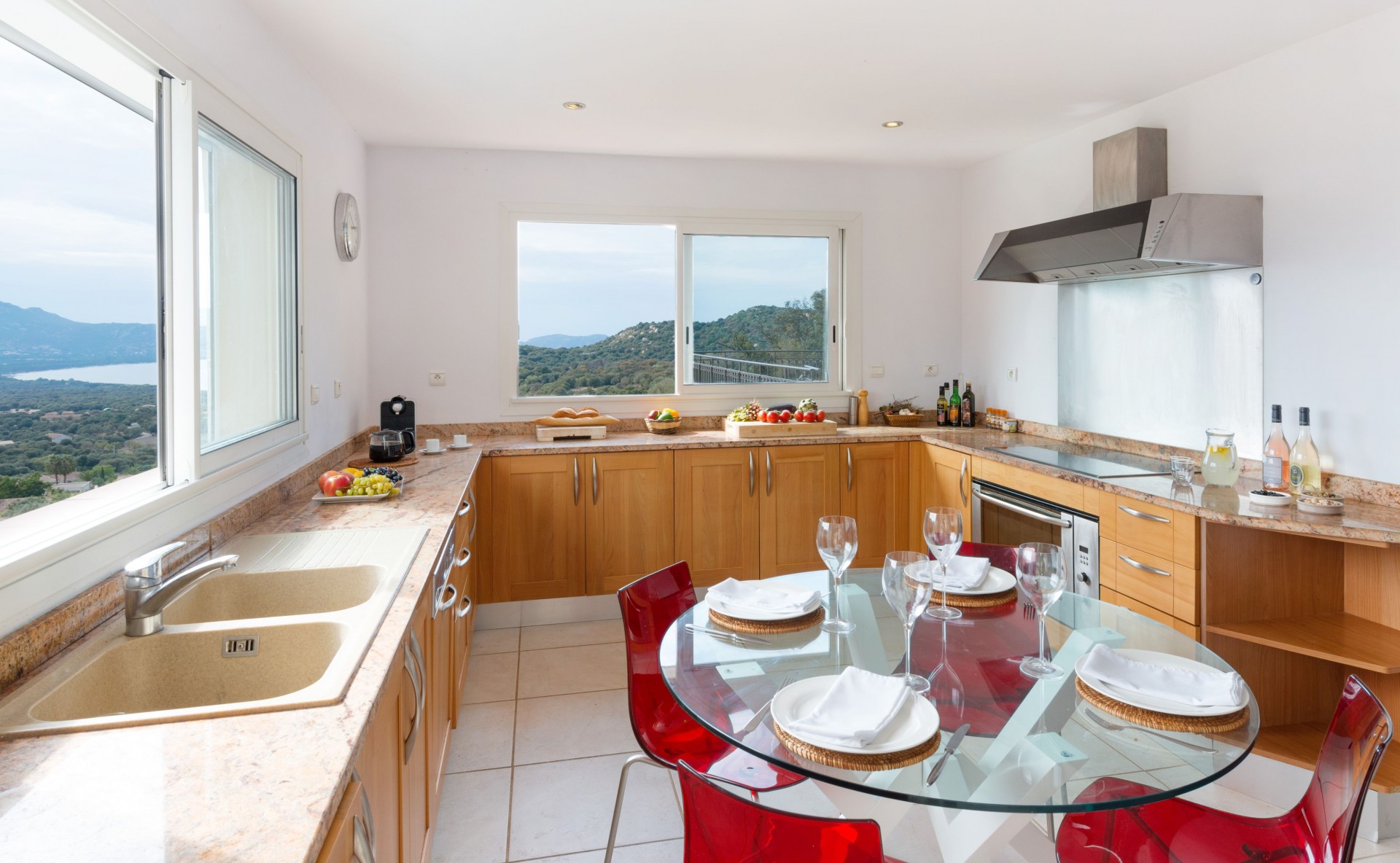 Calvi Luxury Rental Villa Diademe Kitchen