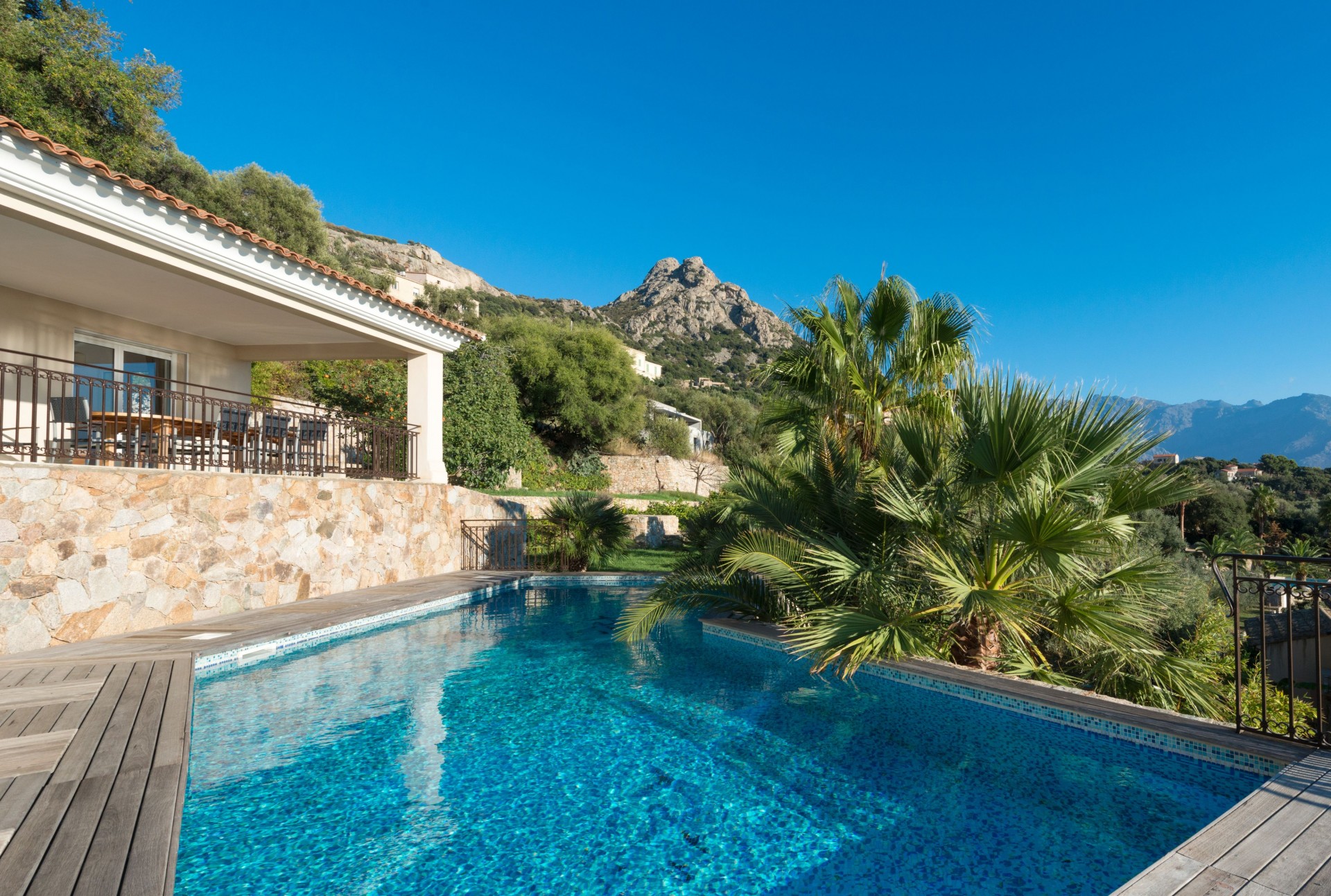 Calvi Luxury Rental Villa Diademe Pool 2