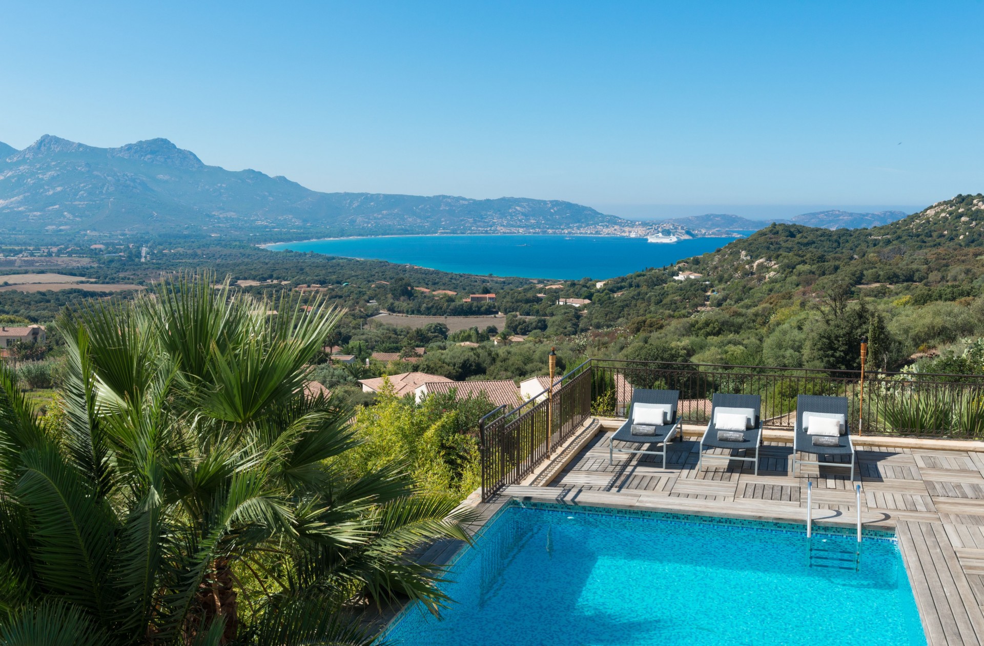 Calvi Luxury Rental Villa Diademe Pool 3