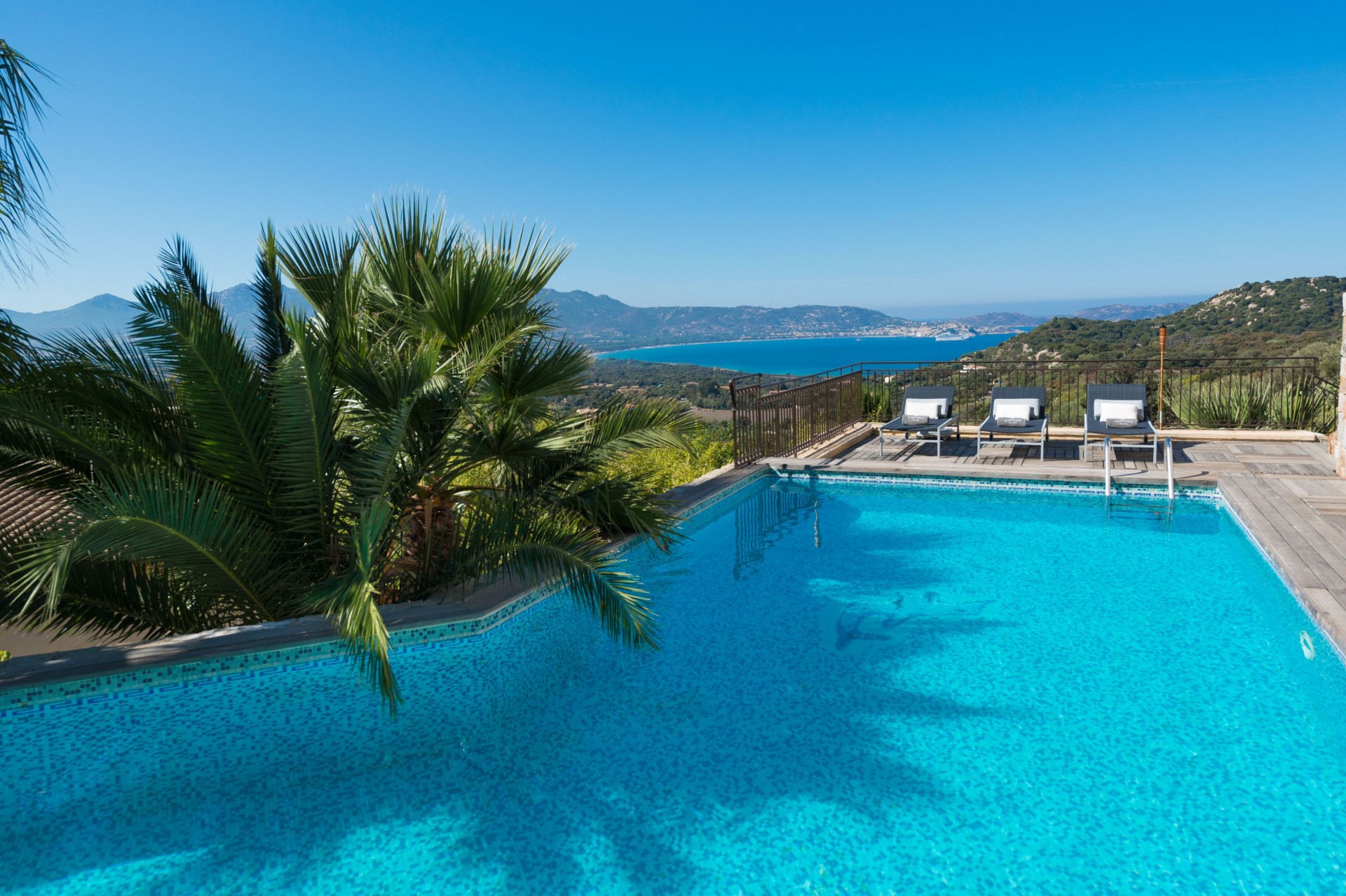 Calvi Luxury Rental Villa Diademe Pool