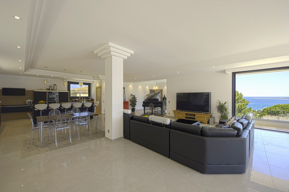 Calvi Location Villa Luxe Ibajolia Salon 