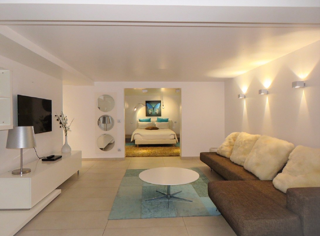 Cannes Luxury Rental Villa Coquelourde Tv Room