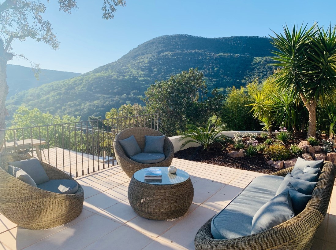 Cannes Luxury Rental Villa Coronille Garden Furniture