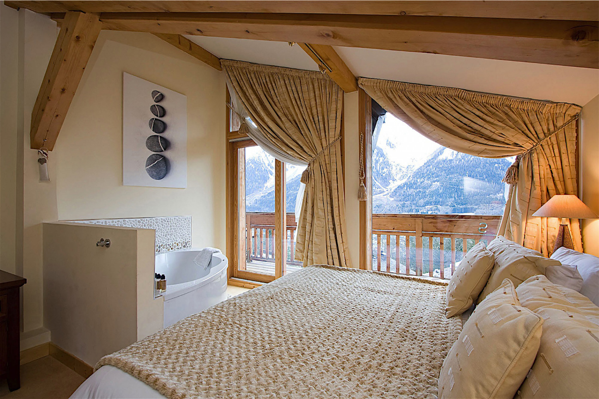 Chamonix Les Houches Location Chalet Luxe Picrolite Chambre 3