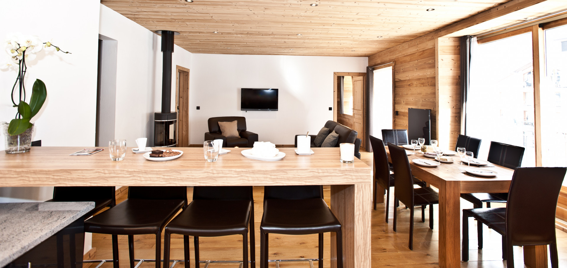 Chamonix Location Appartement Luxe Changoite Salle A Manger 2