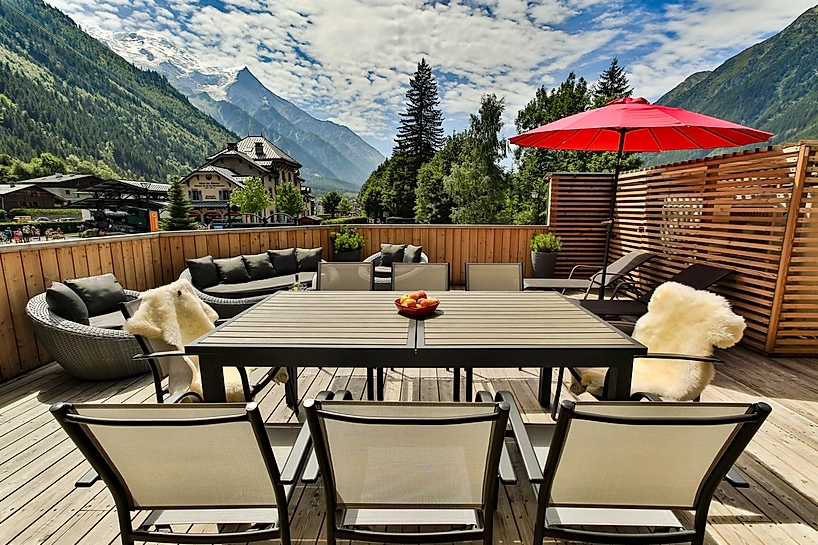 Chamonix Location Appartement Luxe Courise Terrasse