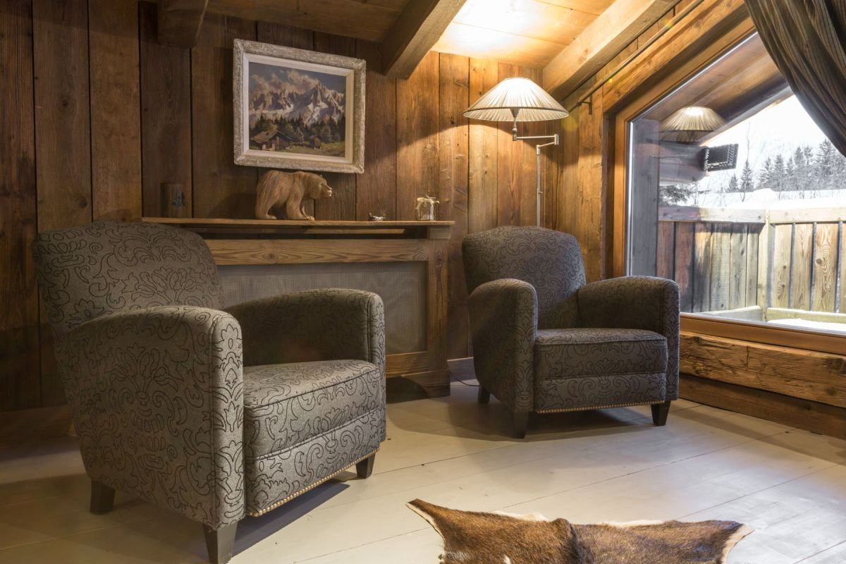 Chamonix Location Chalet Luxe Acore Salon 1