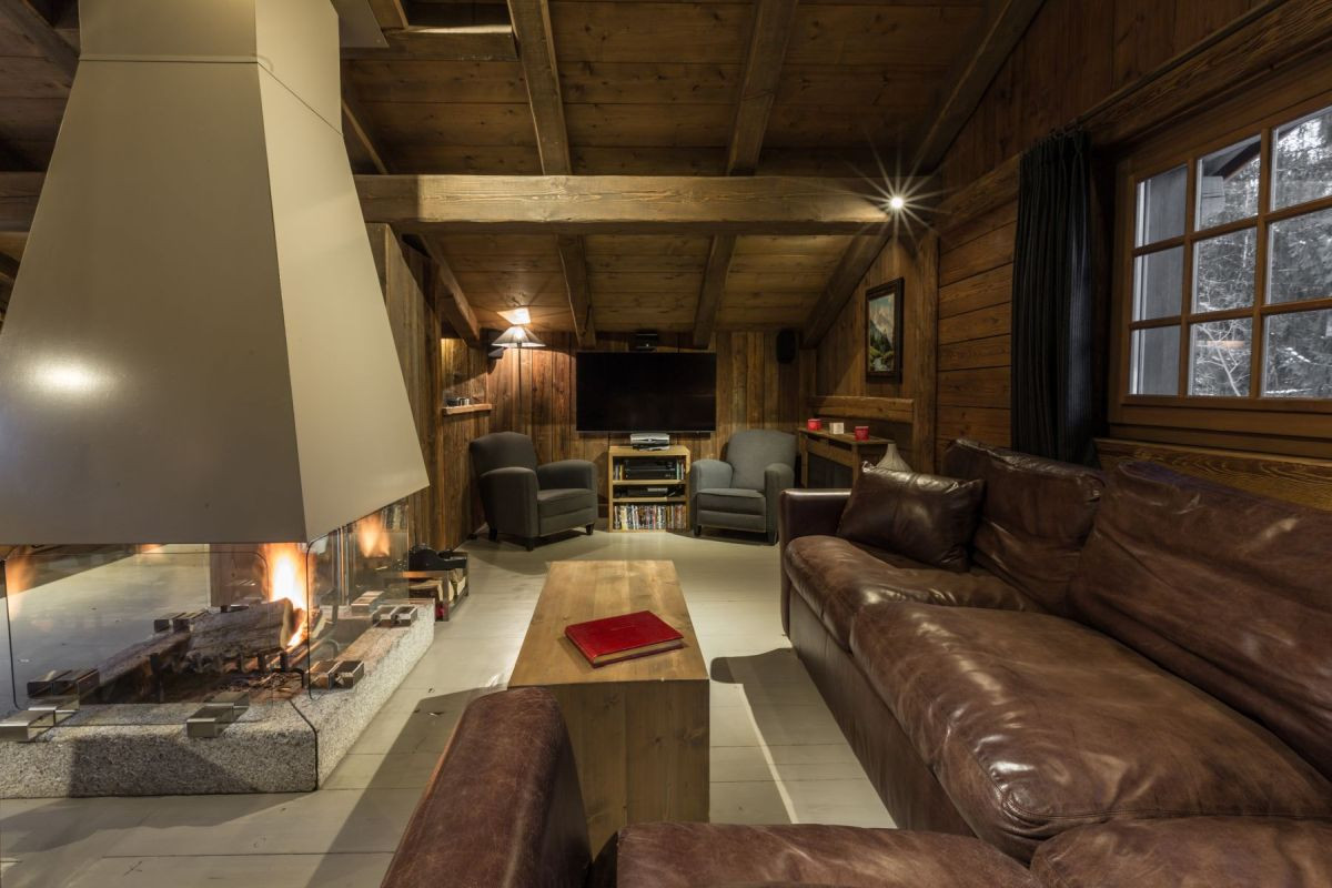 Chamonix Location Chalet Luxe Acore Salon