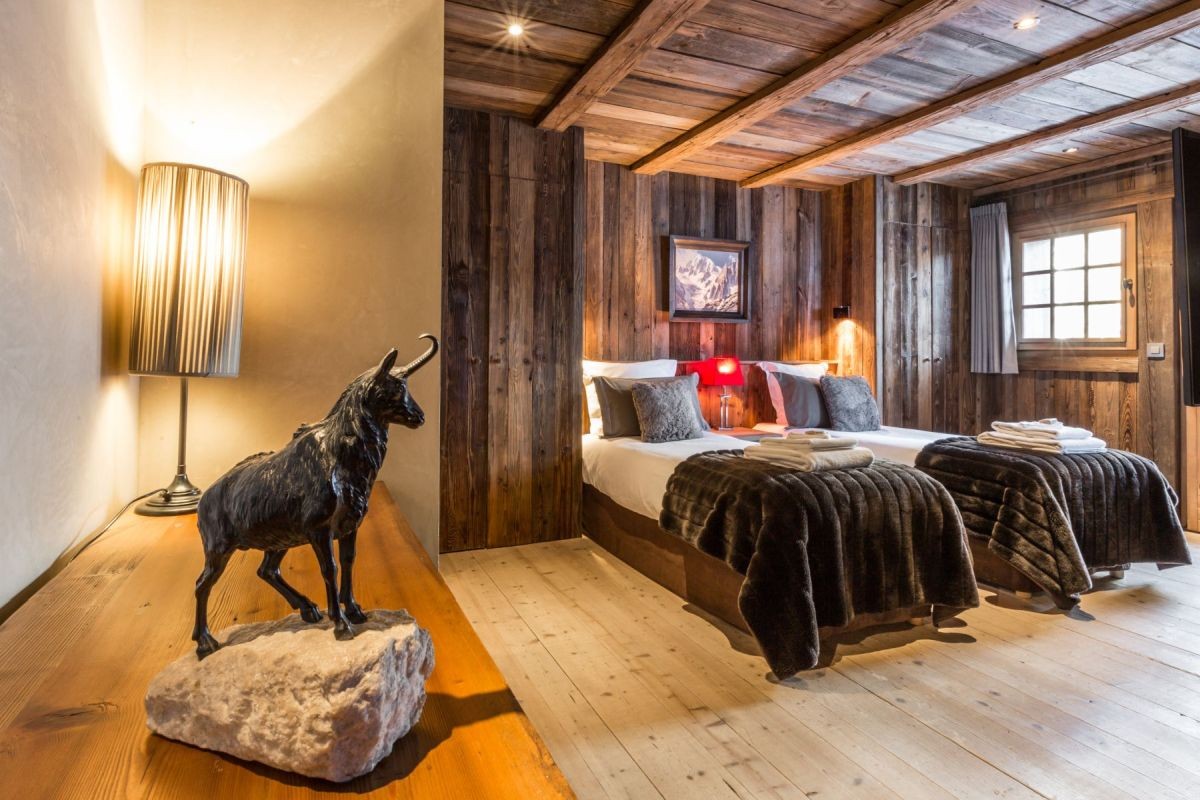 Chamonix Location Chalet Luxe Acrusite Chambre Twin 1