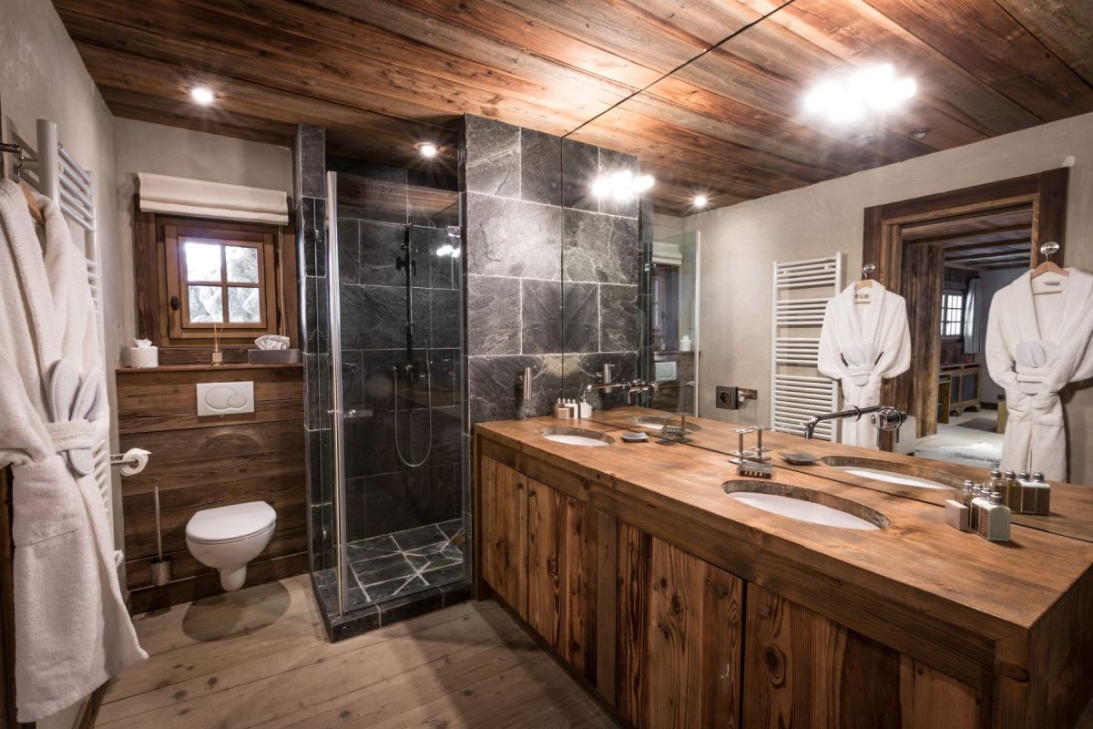 Chamonix Location Chalet Luxe Acrusite Salle De bain