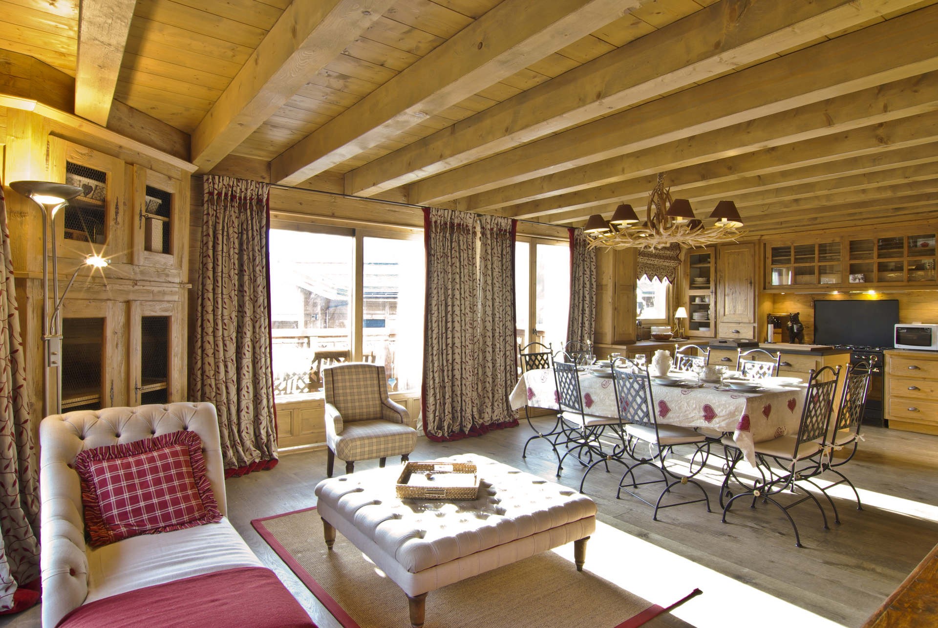 Chamonix Luxury Rental Chalet Collinsite Living Area