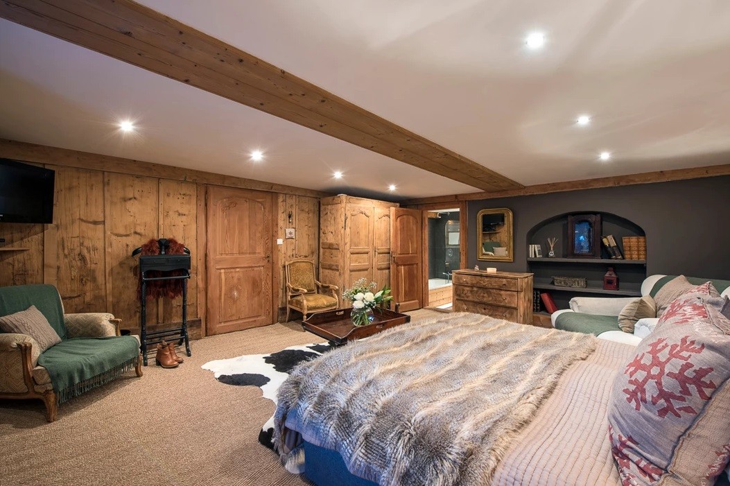 Chamonix Luxury Rental Chalet Coquelois Bedroom