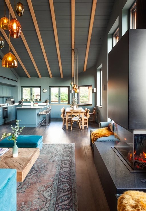 Chamonix Luxury Rental Chalet Coradu Living Room