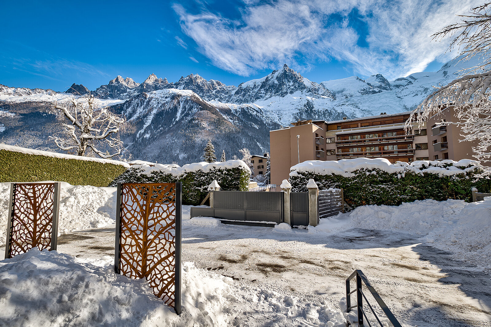 Chamonix Location Chalet Luxe Coratice Entrée 