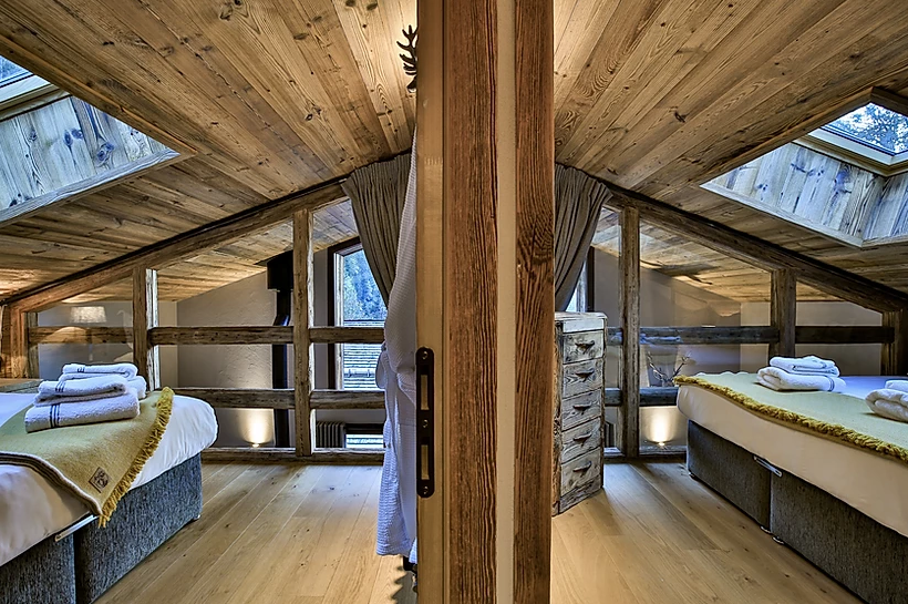 Chamonix Luxury Rental Chalet Coraudin Bedroom