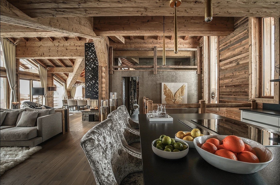 Chamonix Luxury Rental Chalet Cornite Living Area 2