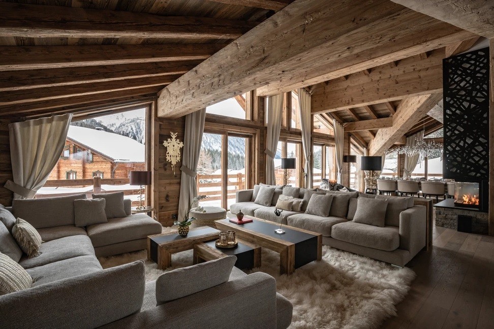 Chamonix Location Chalet Luxe Cornite Séjour